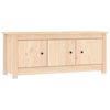 vidaXL Шкаф за обувки, 110x38x45,5 см, бор масив