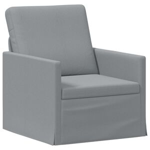 vidaXL Единичен диван Светлосиво 70 x 81 x 82 см Текстил