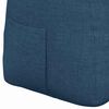 vidaXL Възглавница за гръб Синьо 140 x 24 x 50 см текстил