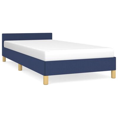 vidaXL Рамка за легло синя 100x200 см, плат