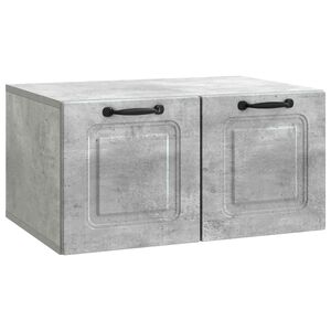 vidaXL Стенно монтиран ТВ шкаф Бетонно сиво 59,5 x 41 x 30 см