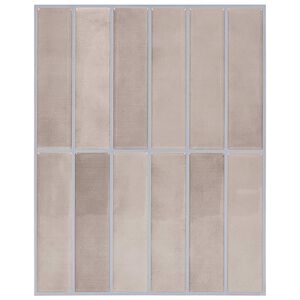 vidaXL Правоъгълна плочка 20 pcs Бежово кафе 29 x 23 x 0,08 см