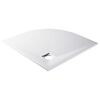 vidaXL Поддушово корито, SMC, бяло, 90x90 см