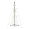 vidaXL LED Коледна Елха Топло бяло 500 cm Метал