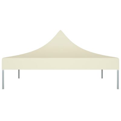vidaXL Покривало за парти шатра, 2x2 м, кремаво, 270 г/м²