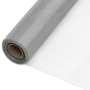 vidaXL Мрежи 112 x 2000 cm Mesh Неръждаема стомана 201 Сребристо