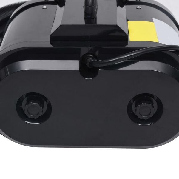 vidaXL Сешоар за домашни любимци, двоен мотор, черен