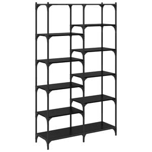 vidaXL Рафт за книги 9 нива 100 x 32 x 170 см Инженерна дървесина