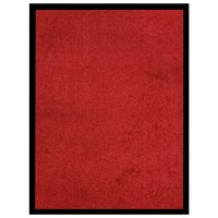 vidaXL Изтривалка, червена, 40х60 см