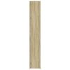 vidaXL Висок шкаф, сонома дъб, 30x42,5x185 см, инженерно дърво
