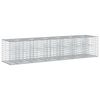 vidaXL Габиона повдигнато легло 2 бр. 260 x 60 x 55 см