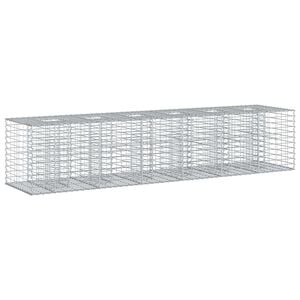 vidaXL Габиона повдигнато легло 2 бр. 260 x 60 x 55 см