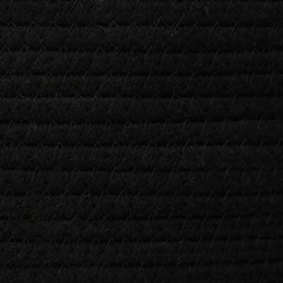 vidaXL Кошници за съхранение, 2 бр, бял и черен, памук