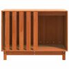 vidaXL Кучешка къща Кафяво с восъчно покритие 90 x 60 x 67 см