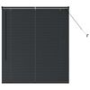 vidaXL Вертикални щори Черно 130 x 120 см Алуминий