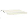 vidaXL Сгъваем навес Крем 250 x 200 cm Алуминий и Тъкан