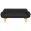 vidaXL Кучешко легло черно 70x40x24 см текстил