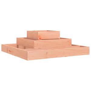 vidaXL Плантер, 80x80x27 см, масивна дугласка дървесина