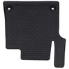 vidaXL Автомобилен килим 3 pcs Черно TPE