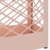 vidaXL Стойка за чадър Розово 28 x 12 x 41 см Стомана