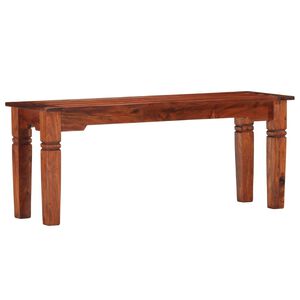 vidaXL Пейка, 110 cм, акация масив