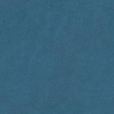 vidaXL Пейка, синя, 110,5x45x49 см, кадифе