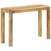 vidaXL Конзолна маса, 110x35x76 см, грубо мангово дърво
