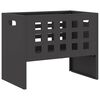 vidaXL Котел за огън Черно 50 x 30 x 40 см Стомана