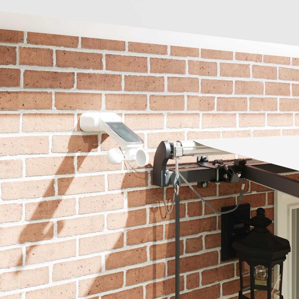 vidaXL Текстил за сенник с Бяло 400 &times; 350 cm Полиестер