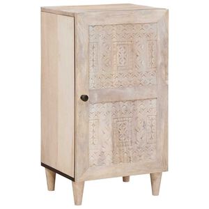 vidaXL Служебен шкаф Избелено бяло 40 x 33 x 75 см
