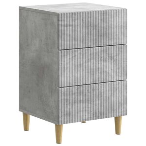 vidaXL Нощен шкаф Бетонно сиво 43 x 41 x 66,5 см Инженерна дървесина