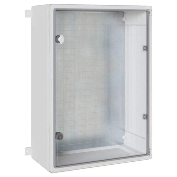 vidaXL Контролен шкаф Сив 50 x 24,5 x 70 см ABS пластмаса