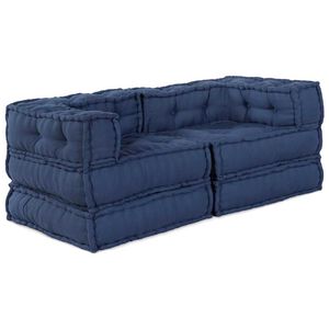vidaXL Модулен диван 2 pcs Индийски 140 x 70 x 56 см Текстил