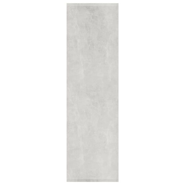 vidaXL Разделител за стая, бетонно сив, 80x30x103 см, инженерно дърво