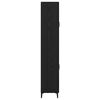 vidaXL Висок шкаф Черния дъб 69,5 x 34 x 180 см Инженерно дърво