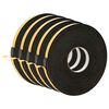 vidaXL Самоотлепваща се пяна лента 5 бр. Черно 15mm x 10m CR пяна