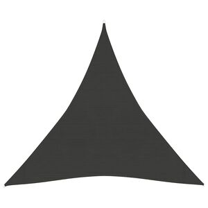 vidaXL Платно-сенник, 160 г/м&sup2;, антрацит, 3x3x3 м, HDPE