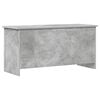 vidaXL Складов сандък със съхранение Бетонно сиво 100 x 40 x 50 cm