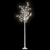 vidaXL Коледно дърво 200 LED 1,8 м студено бяло върба закрито/открито