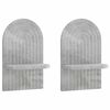 vidaXL Стенен рафт 2 бр. Бетонно сиво 23 x 13,5 x 37,5 см