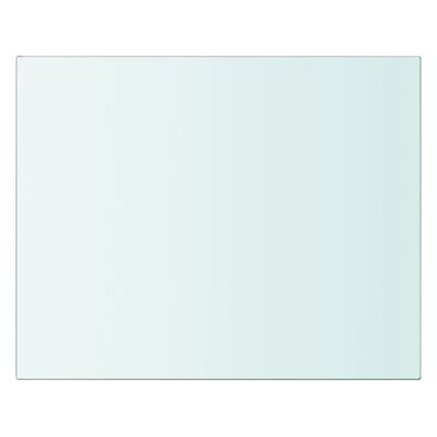 vidaXL Плоча за рафт, прозрачно стъкло, 20 x 25 см