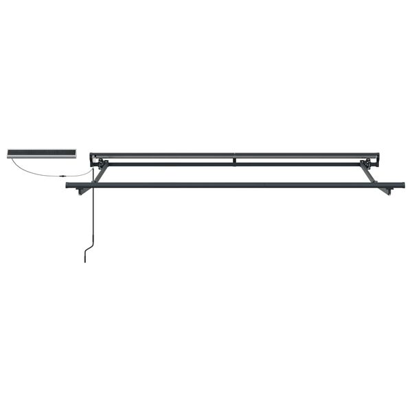 vidaXL Електрически разтегателен навес Антрацит 2,5 x 2 m