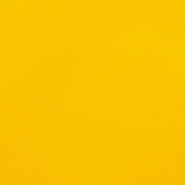 vidaXL Платно-сенник, Оксфорд текстил, квадратно, 7x7 м, жълто