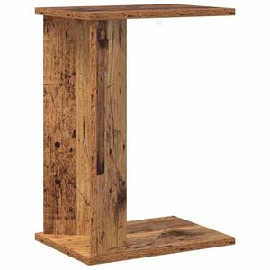 vidaXL Крайна масичка Старо дърво 35 x 25 x 50 см Инженерно дърво
