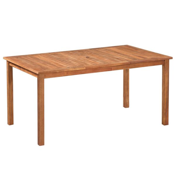 vidaXL Градински трапезен комплект, 7 части, полиратан, черно-кафяв