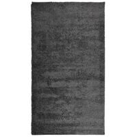 vidaXL Шаги килим с дълъг косъм "PAMPLONA" модерен антрацит 60x110 см