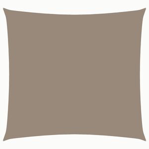 vidaXL Платно-сенник, Оксфорд текстил, квадратно, 2,5x2,5 м, таупе