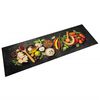vidaXL Кухненско килимче, миещо, подправки, 60x180 см, кадифе