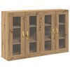 vidaXL Стенни шкафове 2 бр. Дъб 69,5 x 34 x 90 см Инженерна дървесина