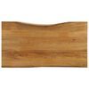 vidaXL Плот за маса, 100x60x2,5 см, жив ръб, масивно дърво манго